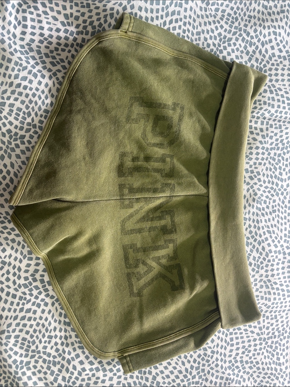 PINK Victoria's Secret Olive Green Athletic Shorts